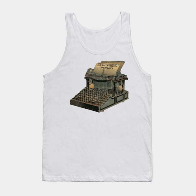 Victorian Typewriter Tank Top by Pixelchicken